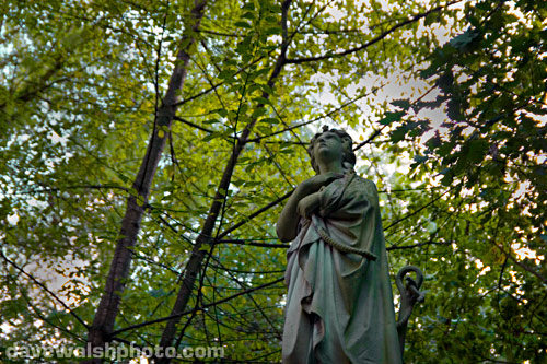 Highgate Cemetery statue