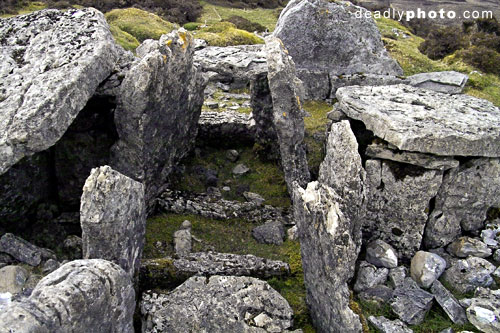 Carrowkeel: The remains of Cairn E - a long barrow