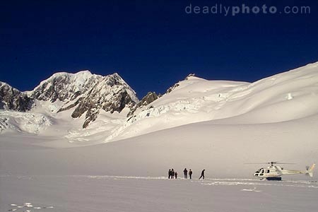 Fox Glacier, New Zealand. Copyright 2004 Dave Walsh