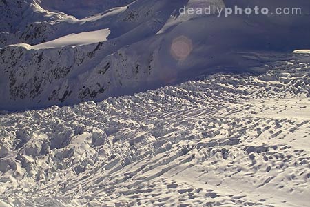 Fox Glacier, New Zealand. Copyright 2004 Dave Walsh