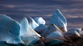 Iceberg: ice formations on an iceberg, Kane Basin, Northwest Greenland.