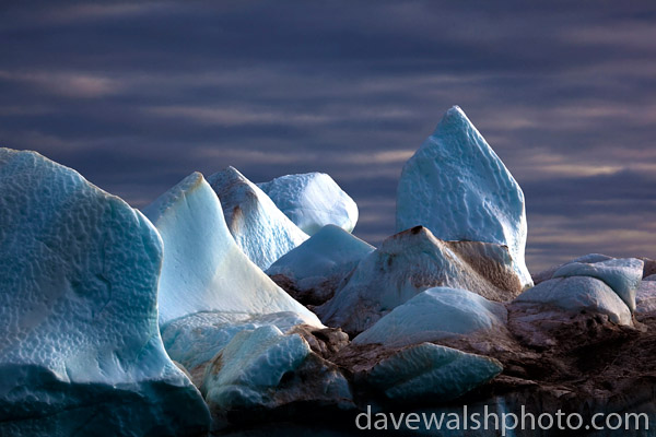 Iceberg: ice formations on an iceberg, Kane Basin, Northwest Greenland.