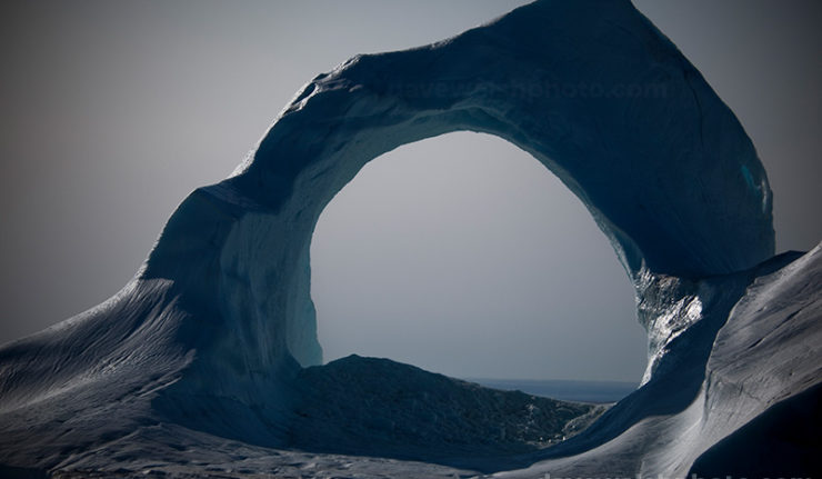 Iceberg arch in Kane Basin