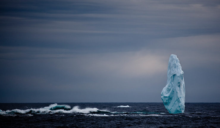 Arctic Iceberg pinnacle, Kangerlugussuaq Fjord, Greenland