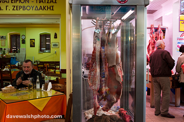 Easter lamb, Chania Market, Crete, Greece