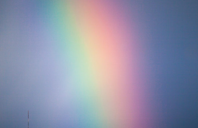 Rainbow over the Basilica at Tibidabo, Barcelona