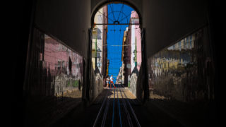 Ascensor da Bica, funicular, Lisbon