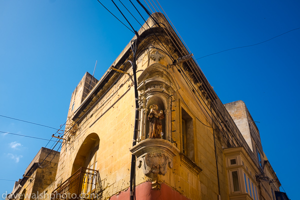 Religious statue, Sliema, Malta