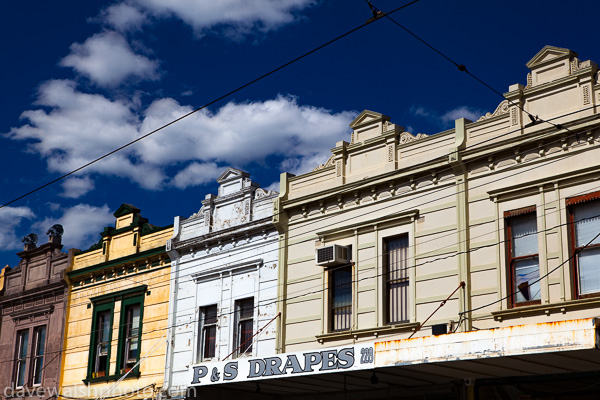 House and shops on Hight Street, Northcote