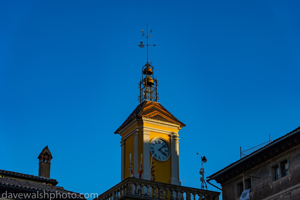 Clock tower, Placa Major, Vic, Catalonia