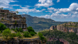 The clifftop village of Siurana, Catalonia