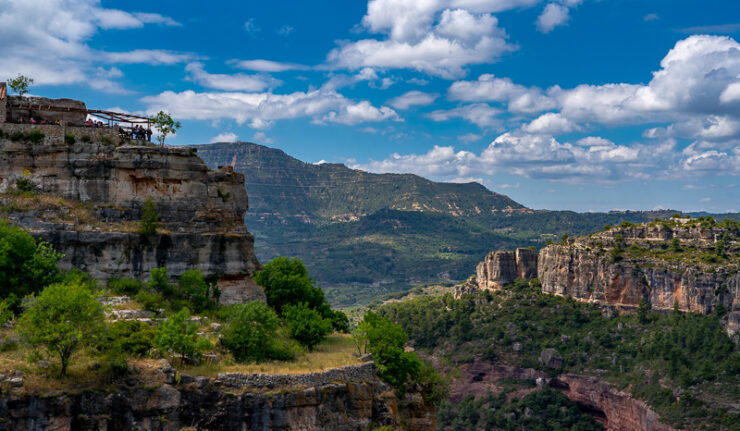 The clifftop village of Siurana, Catalonia