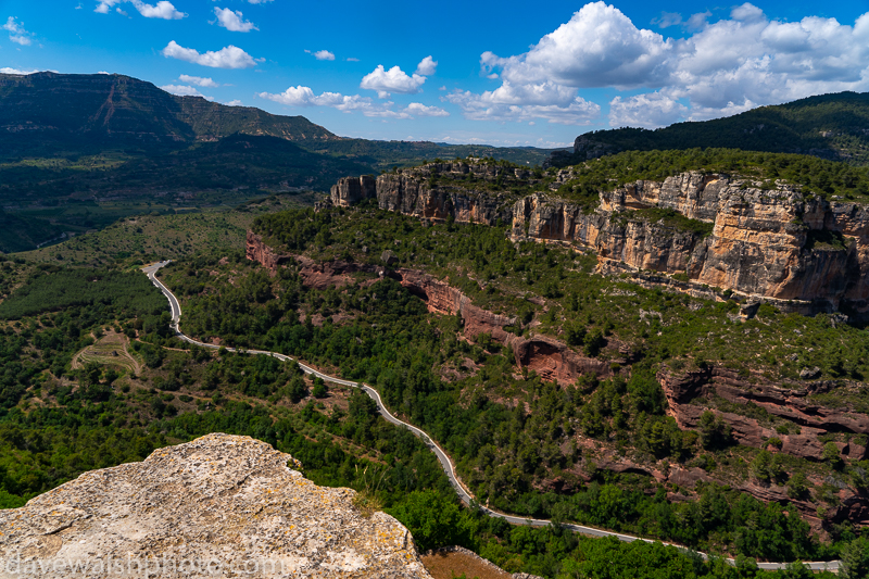 The clifftop village of Siurana, Catalonia