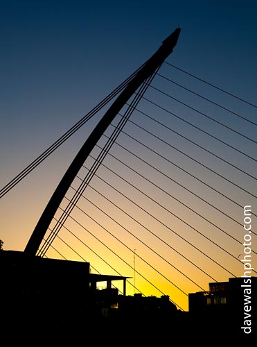 Samuel Beckett Bridge, Dublin by Santiago Calatrava.