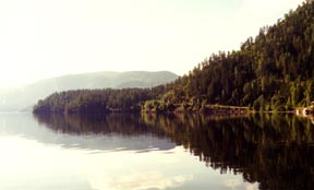 Lake Seljord, early morning