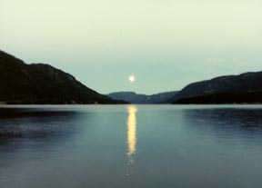 Moonrise on Lake Seljord 2