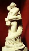 One of Vigeland's 'serpent sculptures' - click to enlarge