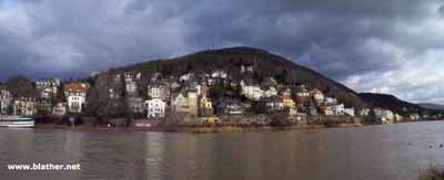 The river Neckar Heidelberg, Germany  (click for larger)