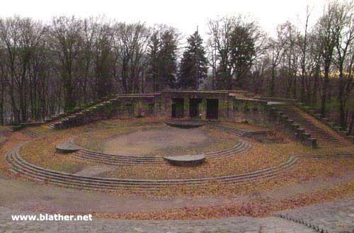 Nazi Thingstätte at Heiligenberg, in the woods above Heidelberg, Germany