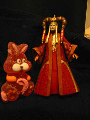 Easter Bunny meets Queen Amidala