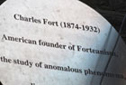 Plaque at 39A Marchmont Steet, London, former home of Charles Fort