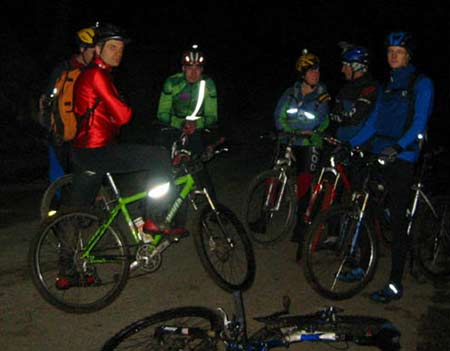 Mountainbikers in Ticknock Woods, Dublin Copyright 2002 Dave Walsh