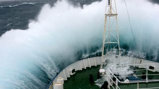 Greenpeace ship Esperanza in the Southern Ocean